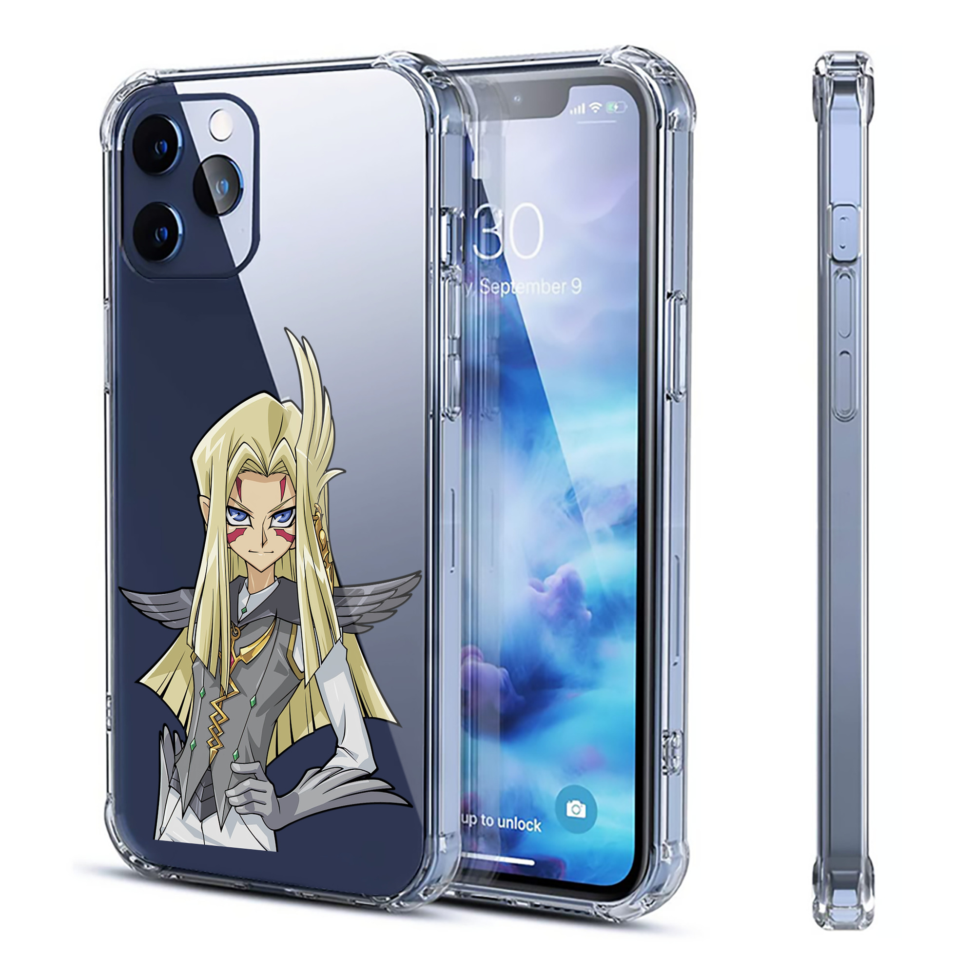 （画像用） 遊☆戯☆王 Yu-Gi-Oh! 【iPhone 12シリーズ対応】透明スマホケース（クリアソフトケース）